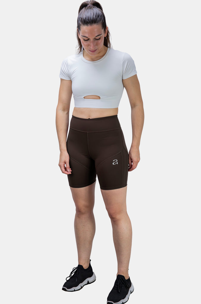 Short Cycliste ITHMA Marron Espresso